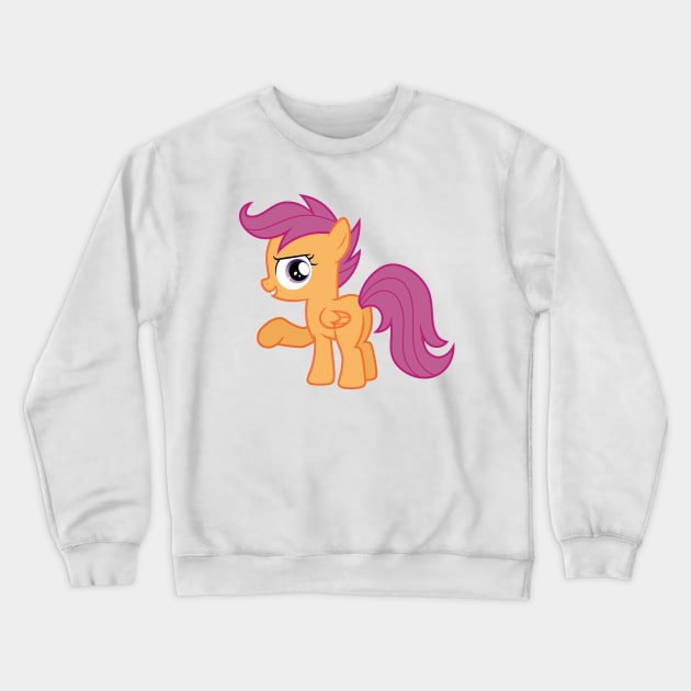 Scootaloo little nudge Crewneck Sweatshirt by CloudyGlow